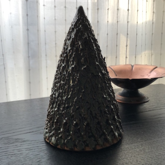 Copper Color Tray Stand and  Terra Cotta Christmas Tree - Picture 7 of 10